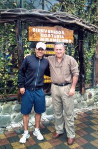 Jefferson Perez en Baños Ecuador